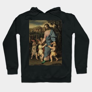 Jesus Being Mugged Hoodie